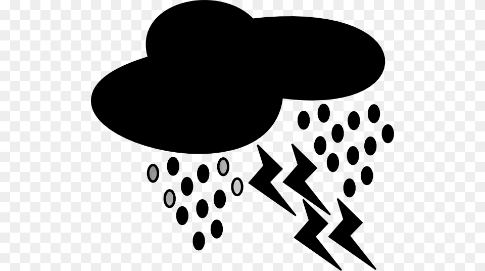 Thunder Black White Clipart, Clothing, Hat, Stencil Png Image