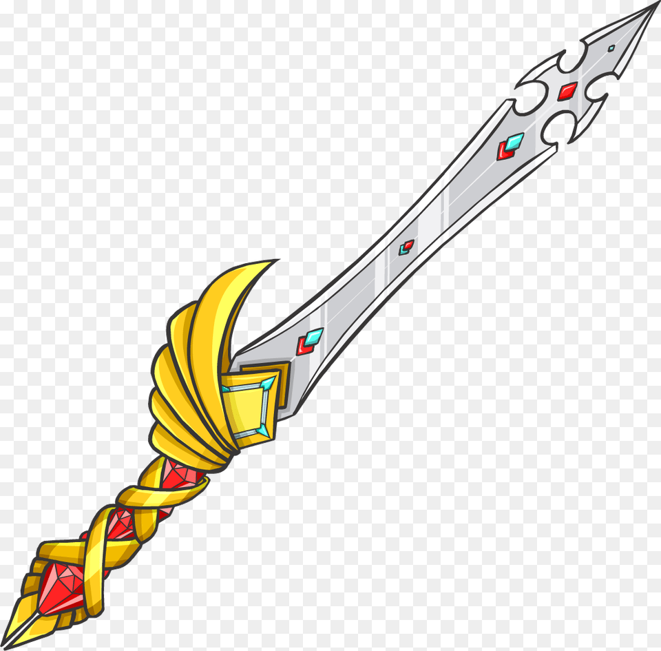 Thunder Blade Icon Club Penguin Thunder Blade, Sword, Weapon, Dagger, Knife Png Image