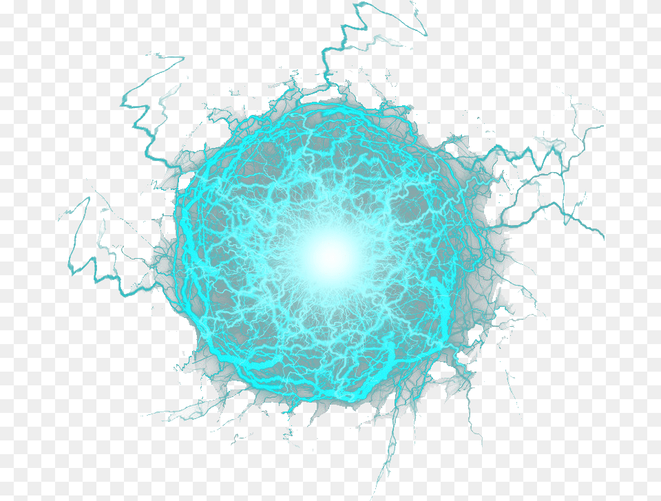 Thunder Blue Ball Download Lightning Ball, Pattern, Sphere, Accessories, Fractal Free Transparent Png