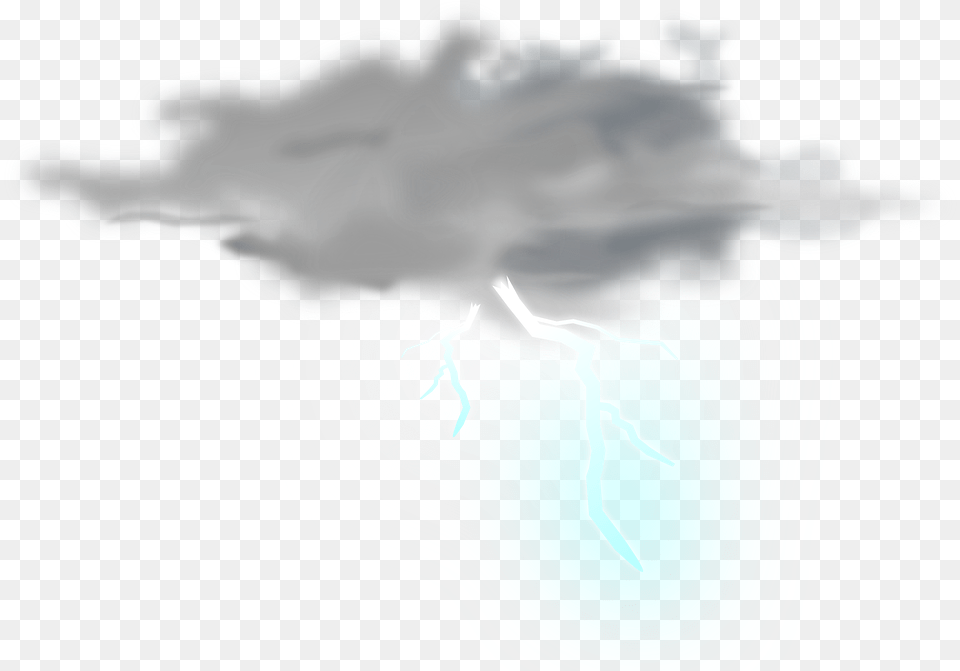 Thunder Cloud 4 Image Clouds Thunder, Beverage, Ice, Milk, Nature Free Png