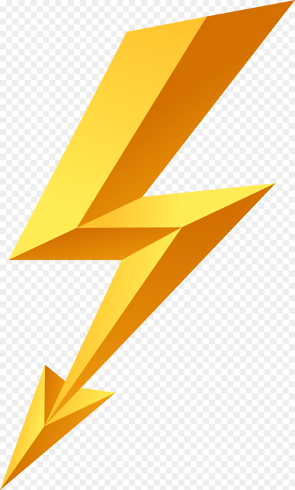 Thunder Icon Clip Art Triangle, Weapon, Gold, Rocket Free Transparent Png