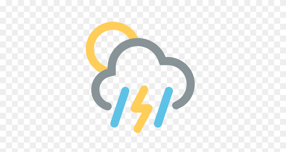 Thunder Shower Thunder Weather Icon With And Vector Format, Ammunition, Grenade, Weapon Png