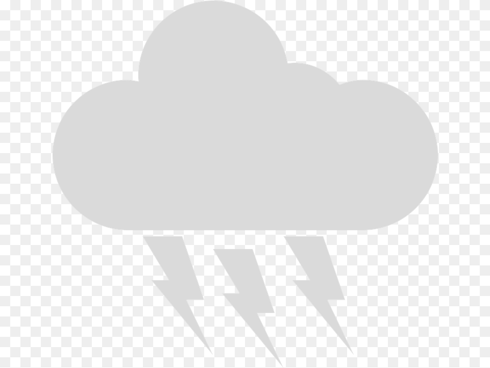 Thunder Thundercloud Thunderstorm Nube Con Trueno, Cutlery, Fork, Logo, Stencil Free Png