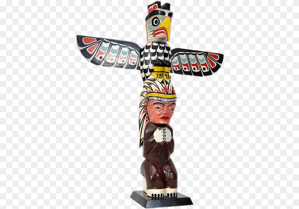 Thunderbird And Chief Totem Totem Pole Transparent Background, Architecture, Emblem, Symbol, Pillar Free Png