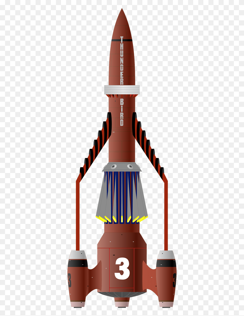 Thunderbird Icons, Rocket, Weapon, Ammunition, Missile Png Image