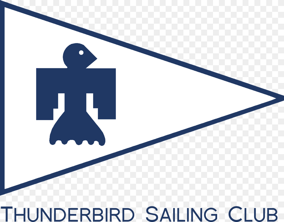 Thunderbird Sailing Club Logo Illustration, Triangle, Sign, Symbol, Weapon Free Png Download