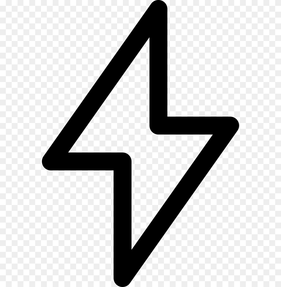 Thunderbolt, Star Symbol, Symbol, Cross Png Image