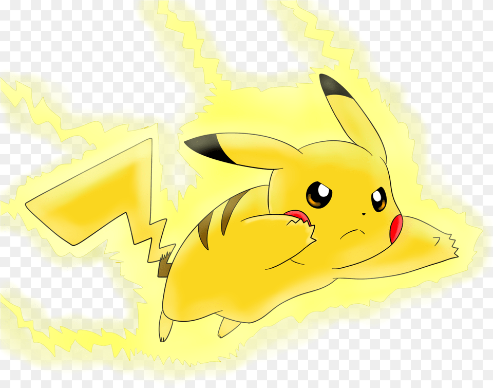 Thunderbolt Drawing Pikachu, Baby, Person, Animal, Bee Free Png Download