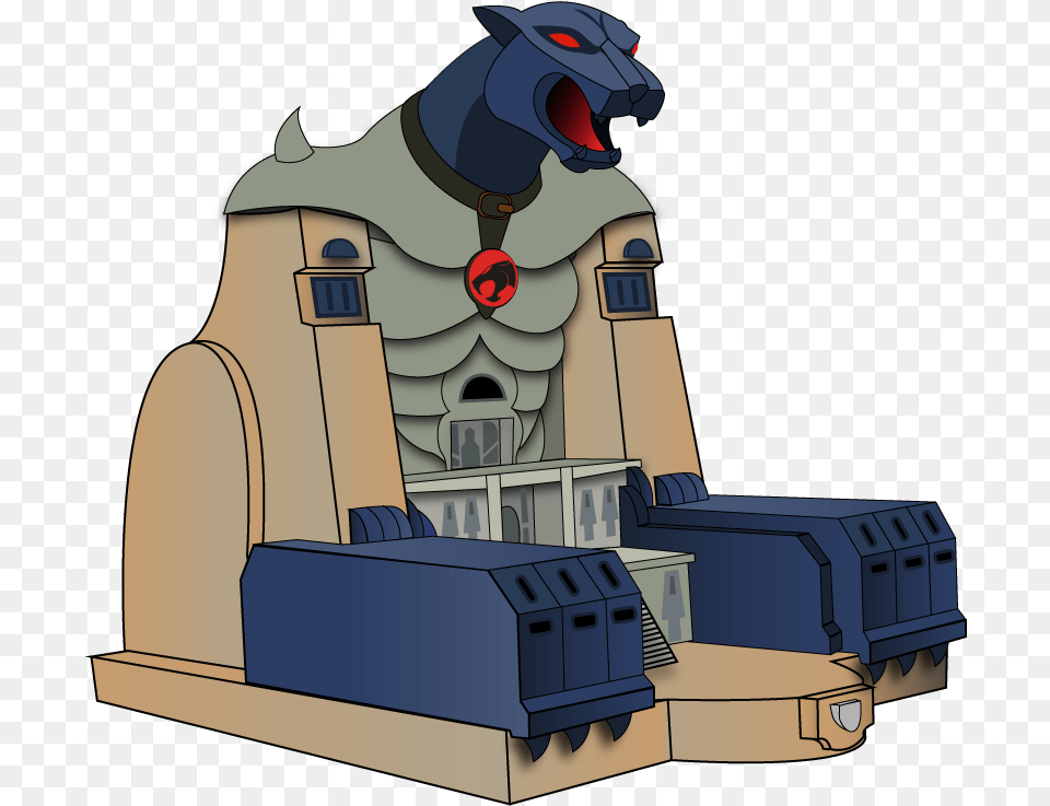 Thundercats Home Base Illustration Cartoon, Bulldozer, Machine, Person Free Transparent Png