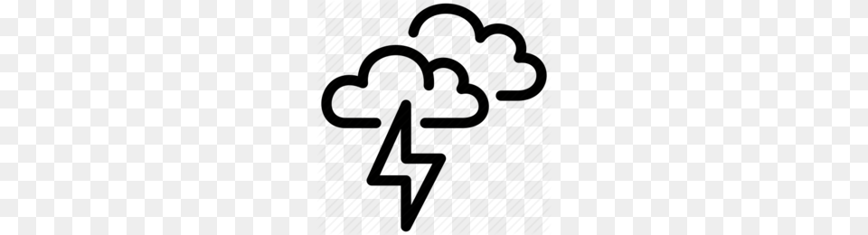 Thunderstorm Clipart, Symbol, Text Free Png
