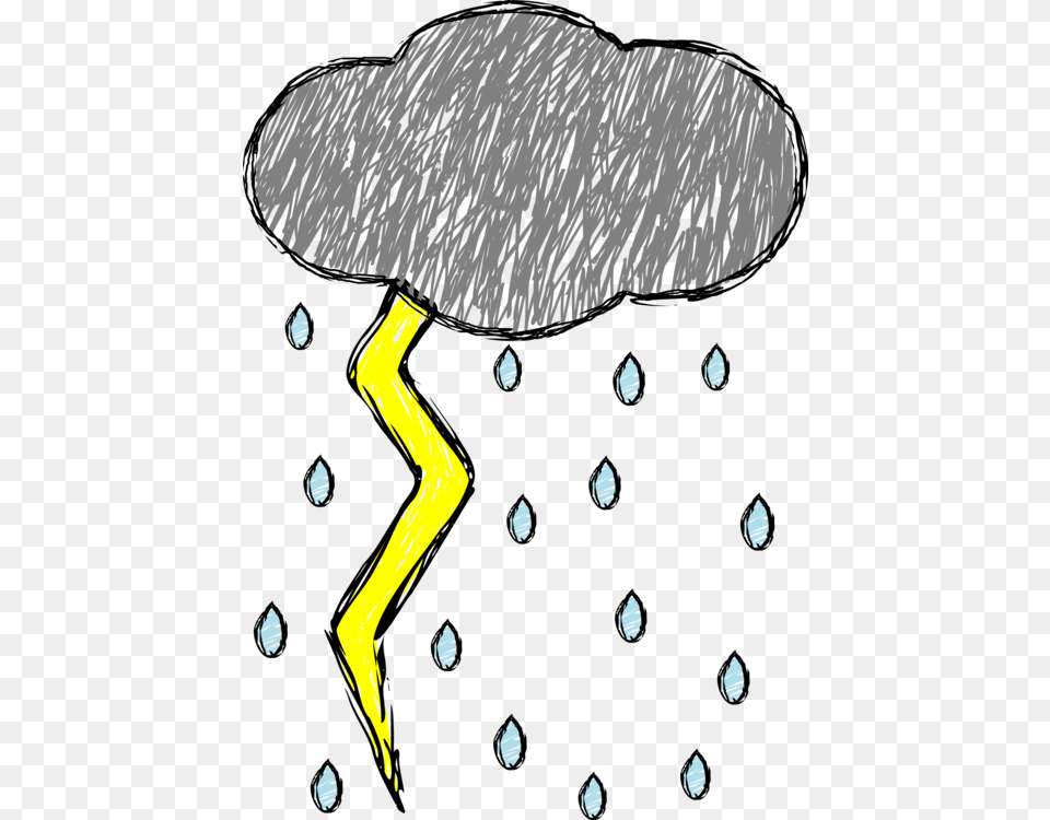 Thunderstorm Lightning Strike Cloud, Animal, Beak, Bird, Adult Free Transparent Png