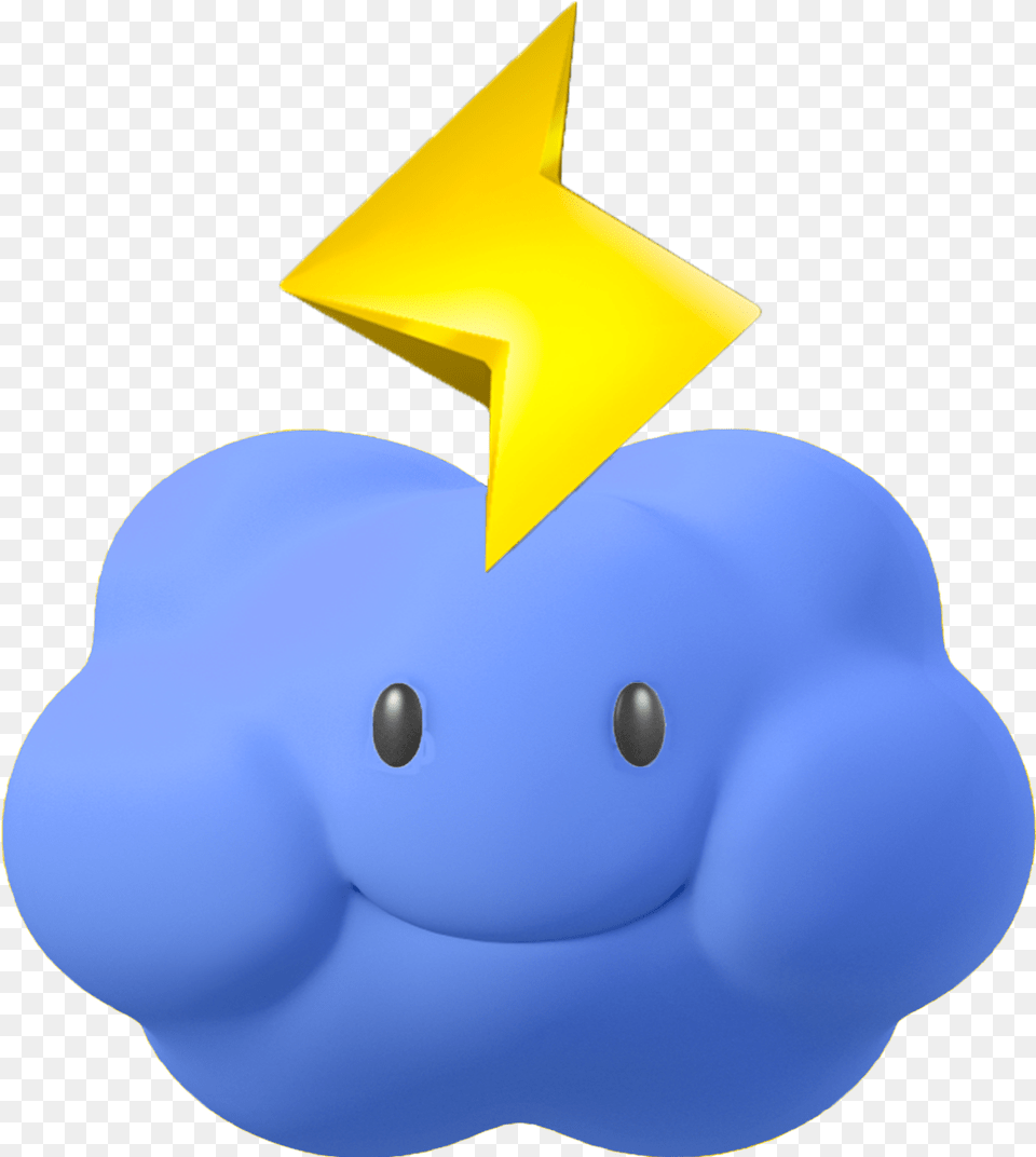 Thunderstorm Thundercloud Transparent U0026 Clipart Mario Mario Kart Wii Items, Symbol, Nature, Outdoors, Snow Png