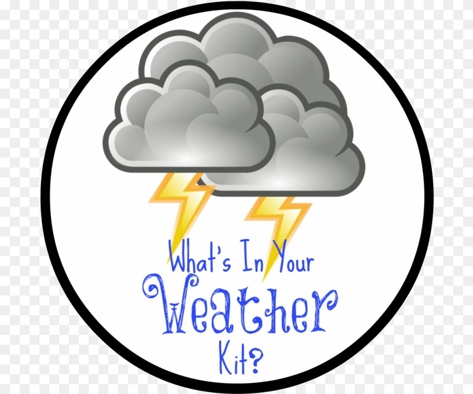 Thunderstorm Whats In My Weather Kit With Duracell Thunderstorm Clipart, Sphere, Nature, Outdoors, Hand Png Image