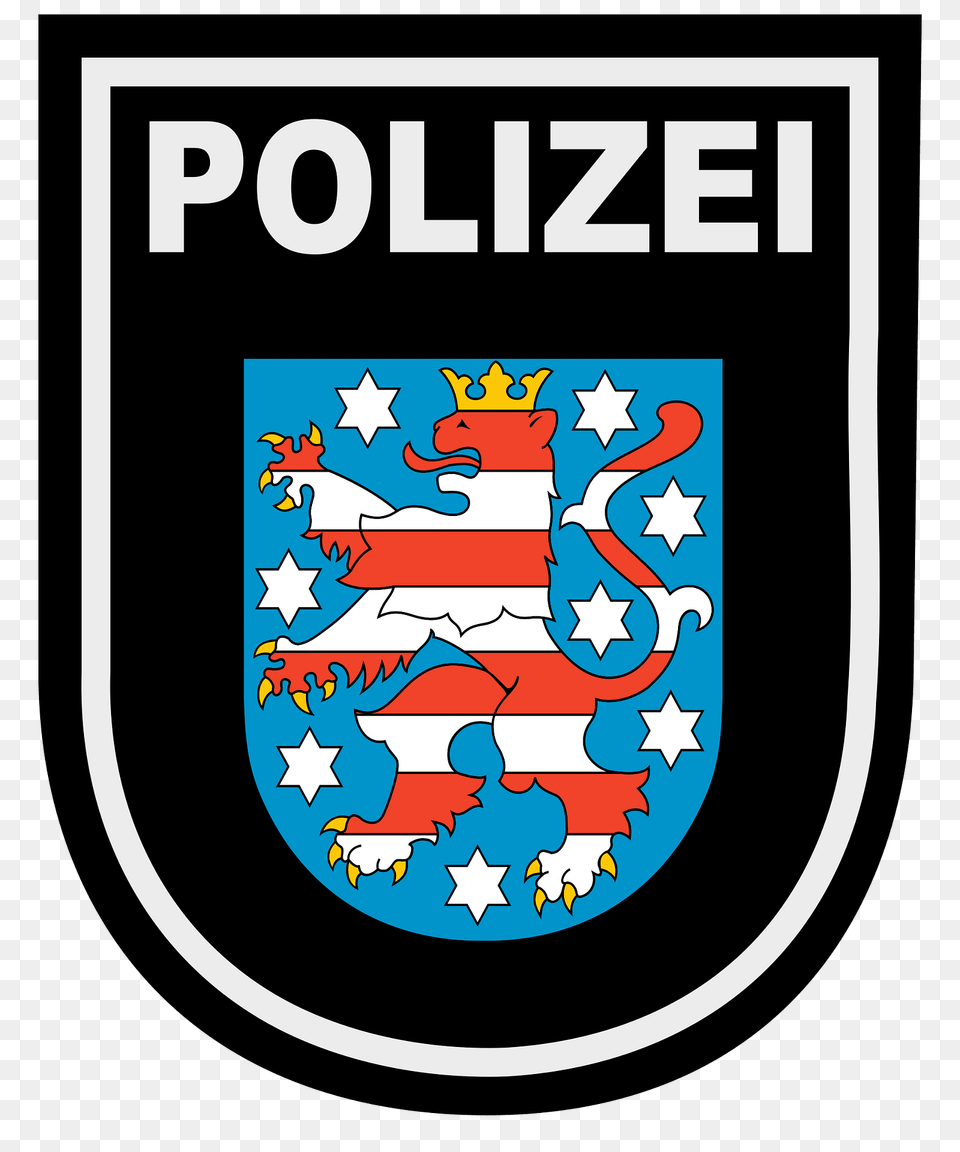 Thuringia Police Patch Clipart, Logo, Armor, Emblem, Symbol Free Transparent Png