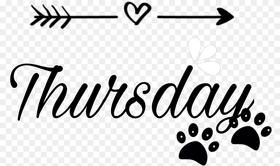 Thursday Calligraphy, Logo, Text Free Png Download