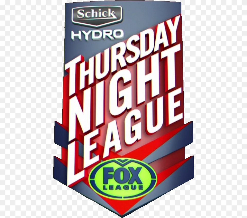 Thursday Night Football Nrlfox League Logopedia Fandom Schick Hydro 5, Book, Publication, Advertisement Png Image