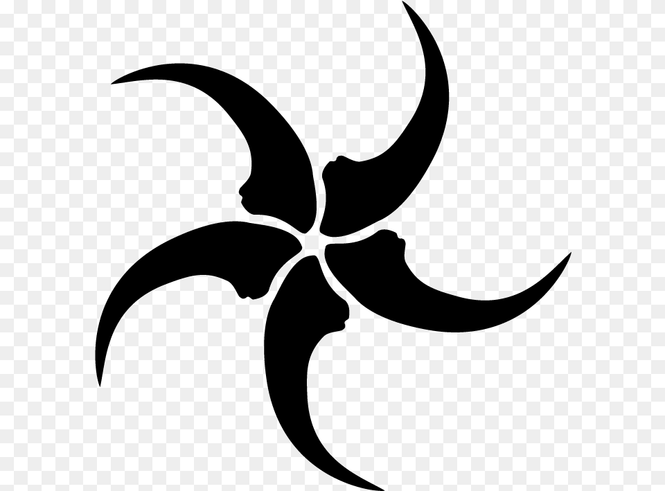 Tiamat Holy Symbol Of Tiamat, Gray Free Transparent Png