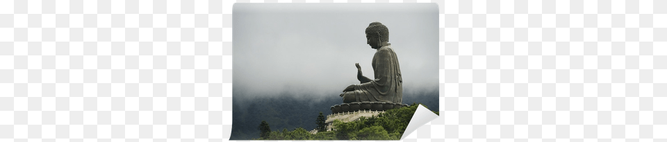 Tian Tan Buddha Lantau Island Hong Kong Wall Mural Tian Tan Buddha, Art, Prayer, Adult, Male Png Image