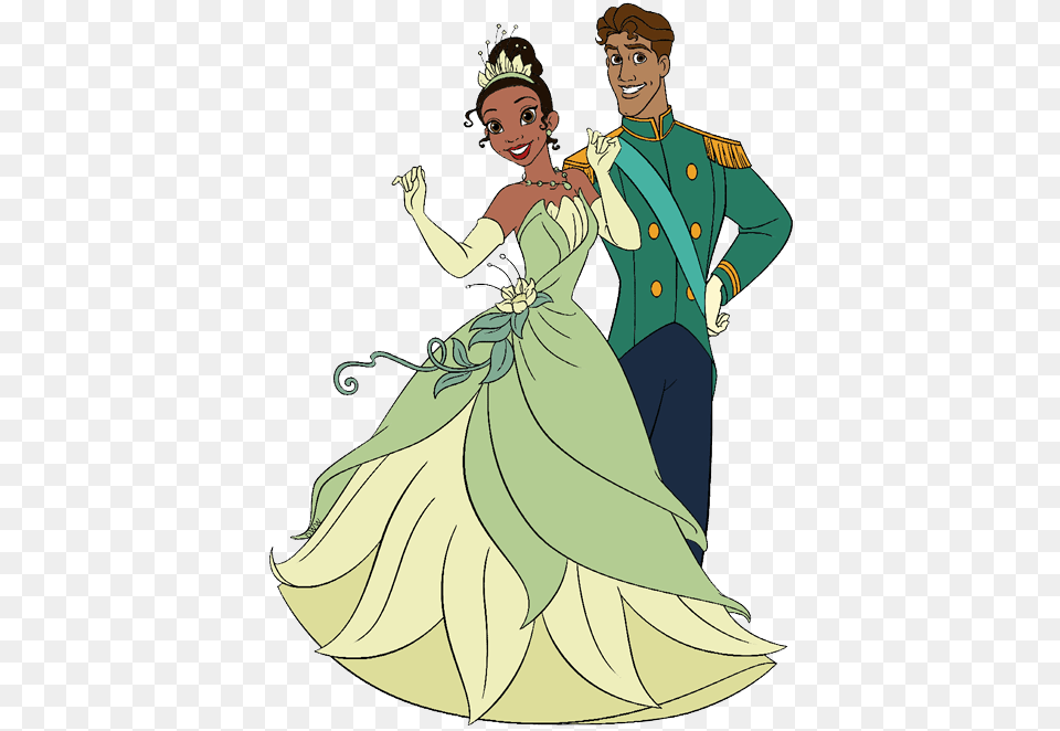 Tiana And Naveen Dancing, Clothing, Dress, Gown, Formal Wear Free Png