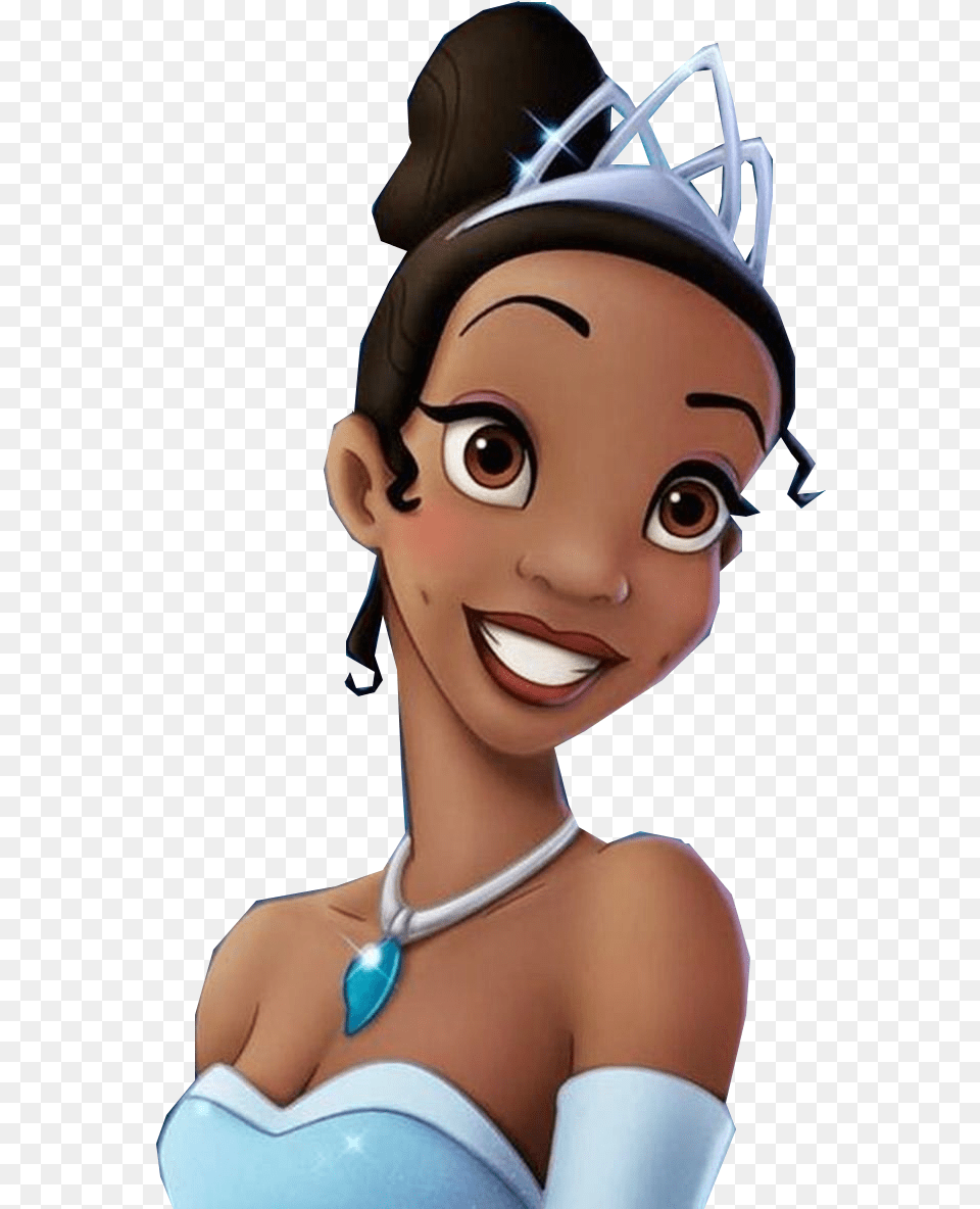 Tiana Cartoon Head, Woman, Adult, Person, Female Free Png