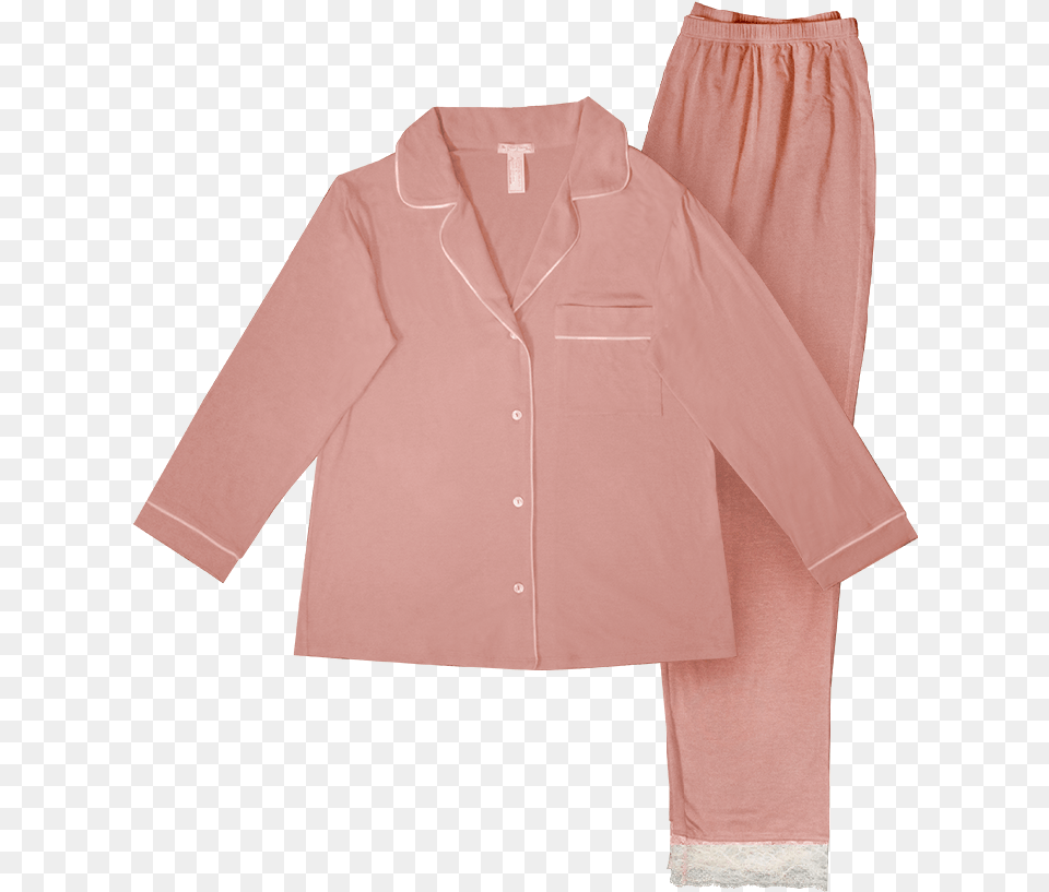 Tiana Pajama Set S Blouse, Clothing, Coat, Long Sleeve, Shirt Free Png Download