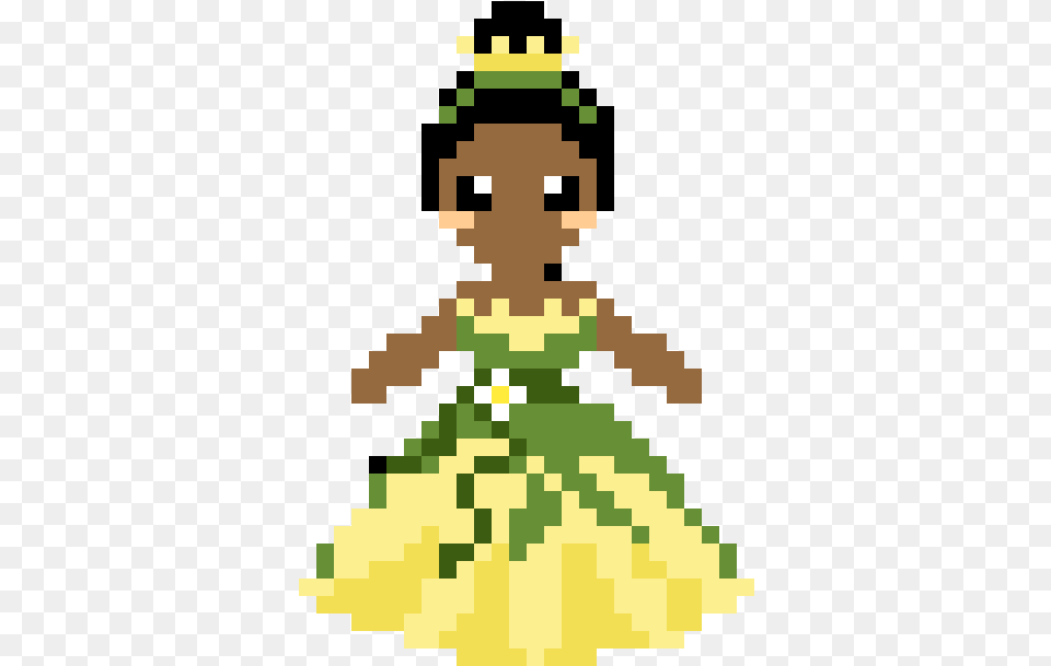 Tiana Perler Bead Pattern, Dancing, Leisure Activities, Person, Clothing Free Png Download