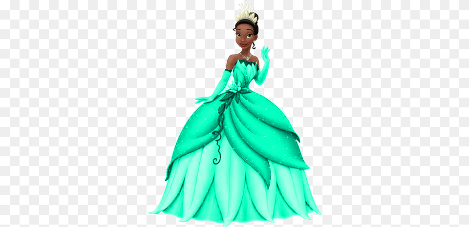 Tiana Princess And The Frog Tiana, Clothing, Dress, Toy, Doll Free Transparent Png