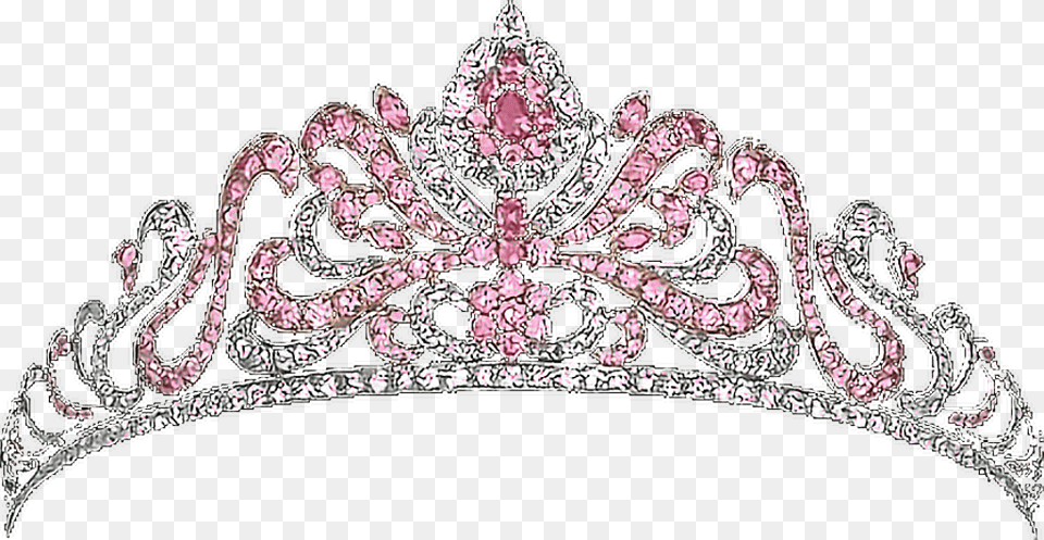 Tiara Crown Pink Diamonds Fashion Tiara, Accessories, Jewelry Free Png Download
