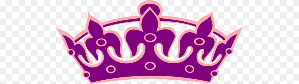 Tiara No Cross Purple On Salmon Pink Clip Art, Accessories, Jewelry Free Png