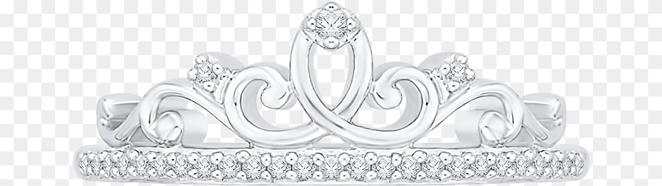 Tiara Ring In 10k White Gold With 12 Carats Of Diamonds Tiara, Accessories, Jewelry, Smoke Pipe Free Transparent Png