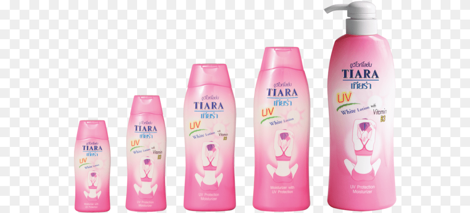 Tiara Uv White Lotion Vitamin B3 Plastic Bottle, Shaker, Cosmetics, Can, Tin Free Png Download