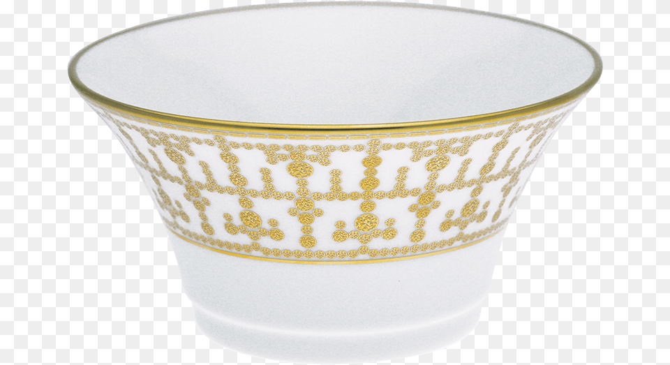 Tiara White U0026 Gold Cereal Bowl Royal Copenhagen Elements Aqua, Art, Cup, Porcelain, Pottery Free Png