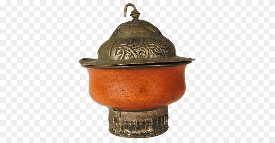 Tibetan Yak Butter Tea Bowl, Bronze, Lamp, Mailbox, Pottery Png