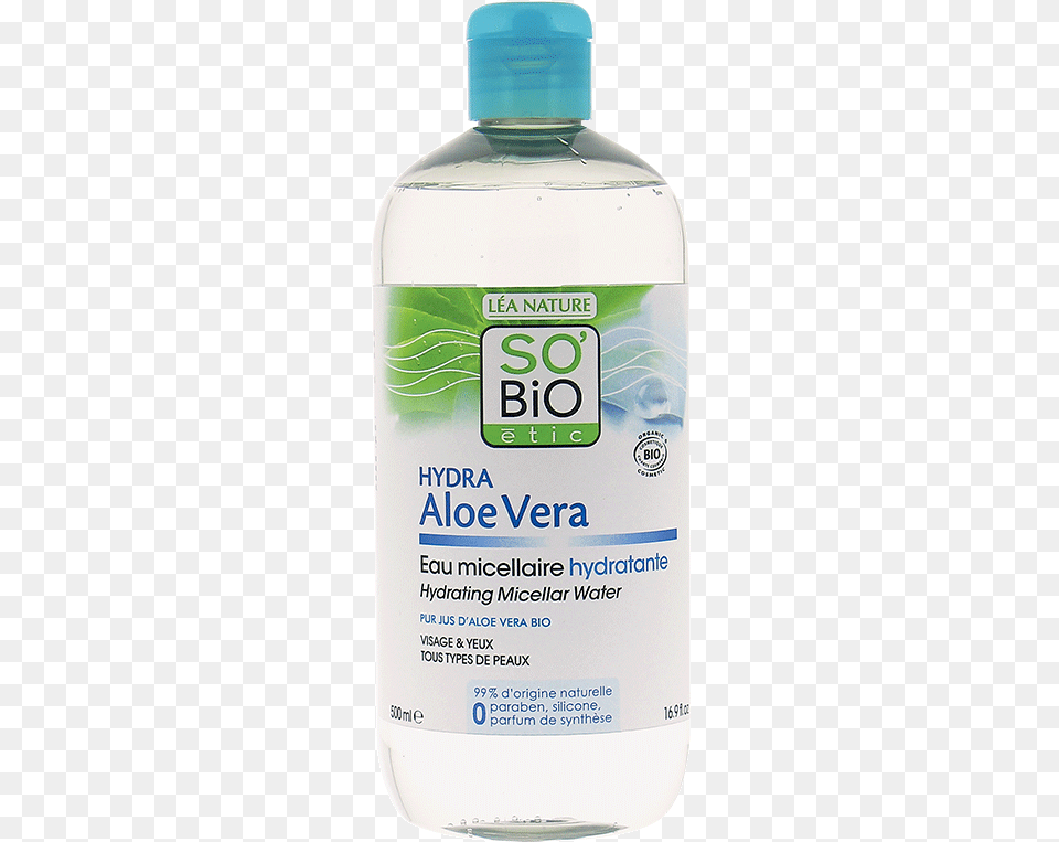 Tic Aloe Vera Hydrating Micellar Water So39bio Etic Aloe Vera Micellar Cleansing Lotion, Bottle, Cosmetics, Perfume Png Image