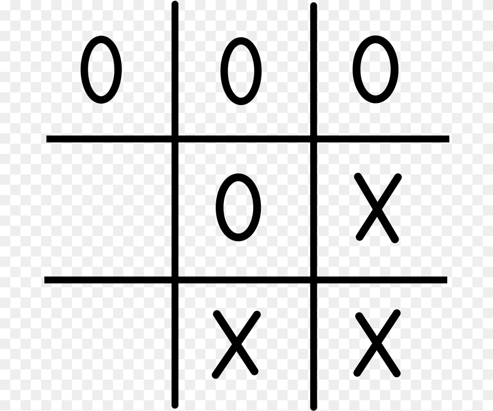 Tic Tac Toe Circle, Gray Free Transparent Png