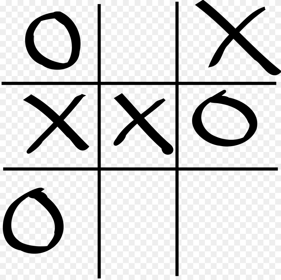 Tic Tac Toe Icons, Gray Png