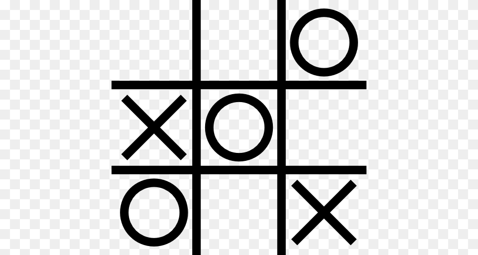 Tic Tac Toe Image, Gray Free Png Download