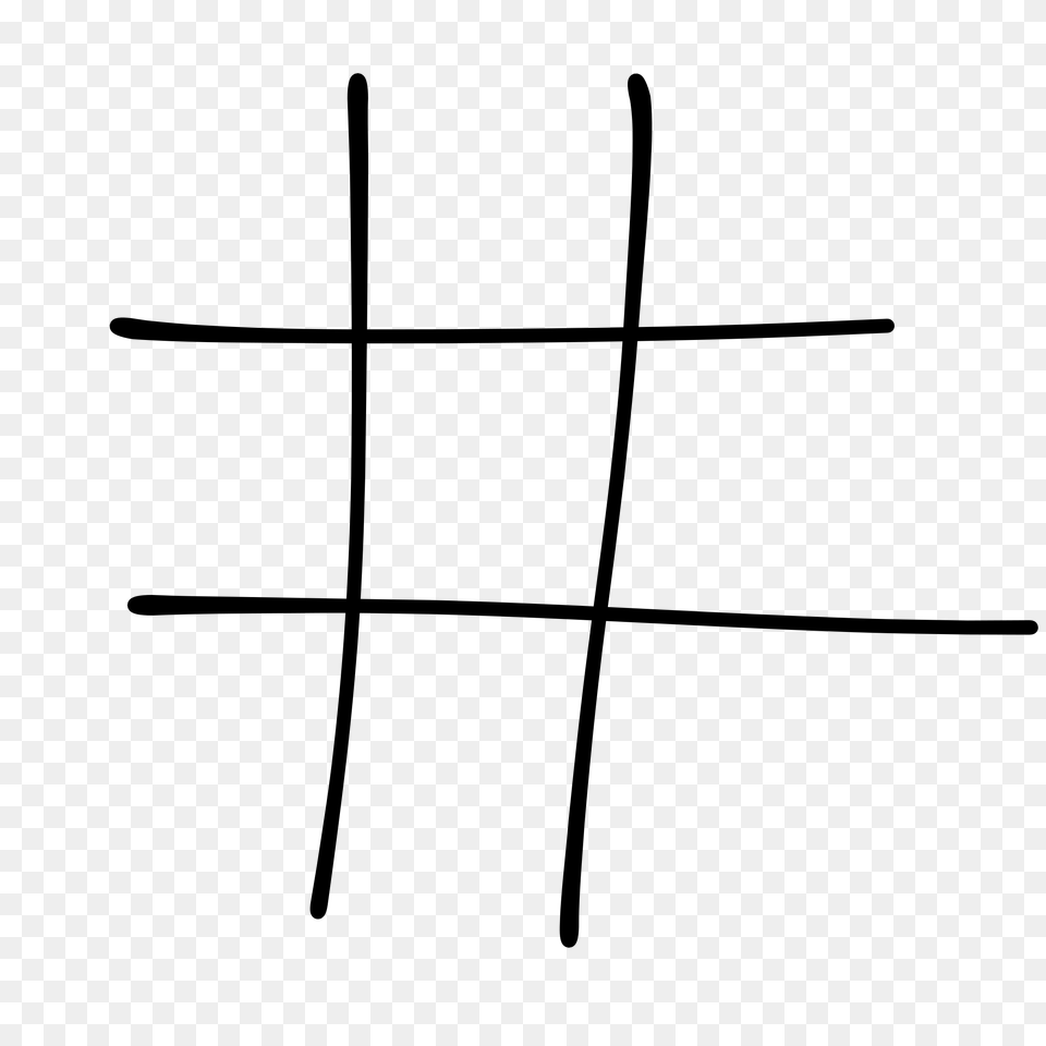 Tic Tac Toe Pens Clip Art, Gray Png Image