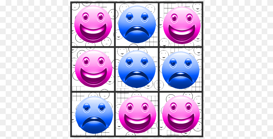 Tic Tac Toe Smiley U2013 Apps Happy, Purple, Sphere, Machine, Spoke Png Image