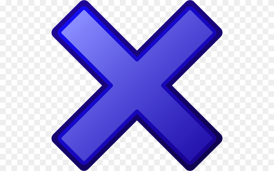 Tick Cross Clipart, Symbol, Purple, Logo Png Image