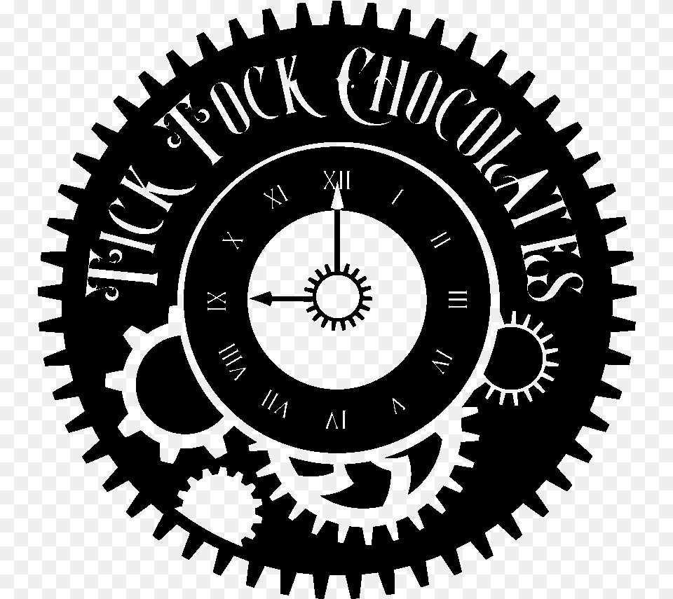 Tick Tock Chocolates Knockout Black 110 Bcd Aero Chainring, Lighting, Silhouette, Gray Png