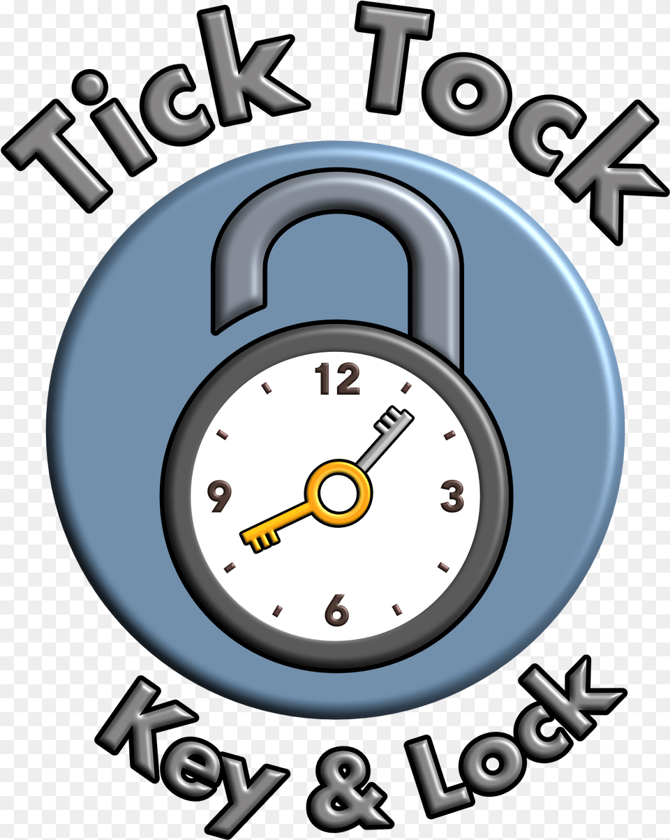 Tick Tock Key Amp Lock, Disk Png Image