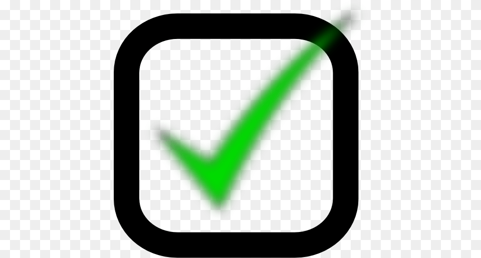 Ticked Check Box, Smoke Pipe, Green Free Transparent Png