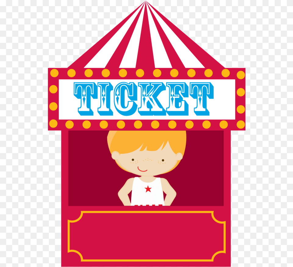 Ticket Circo Circus Ticket Booth Clipart, Leisure Activities, Baby, Person, Face Free Transparent Png