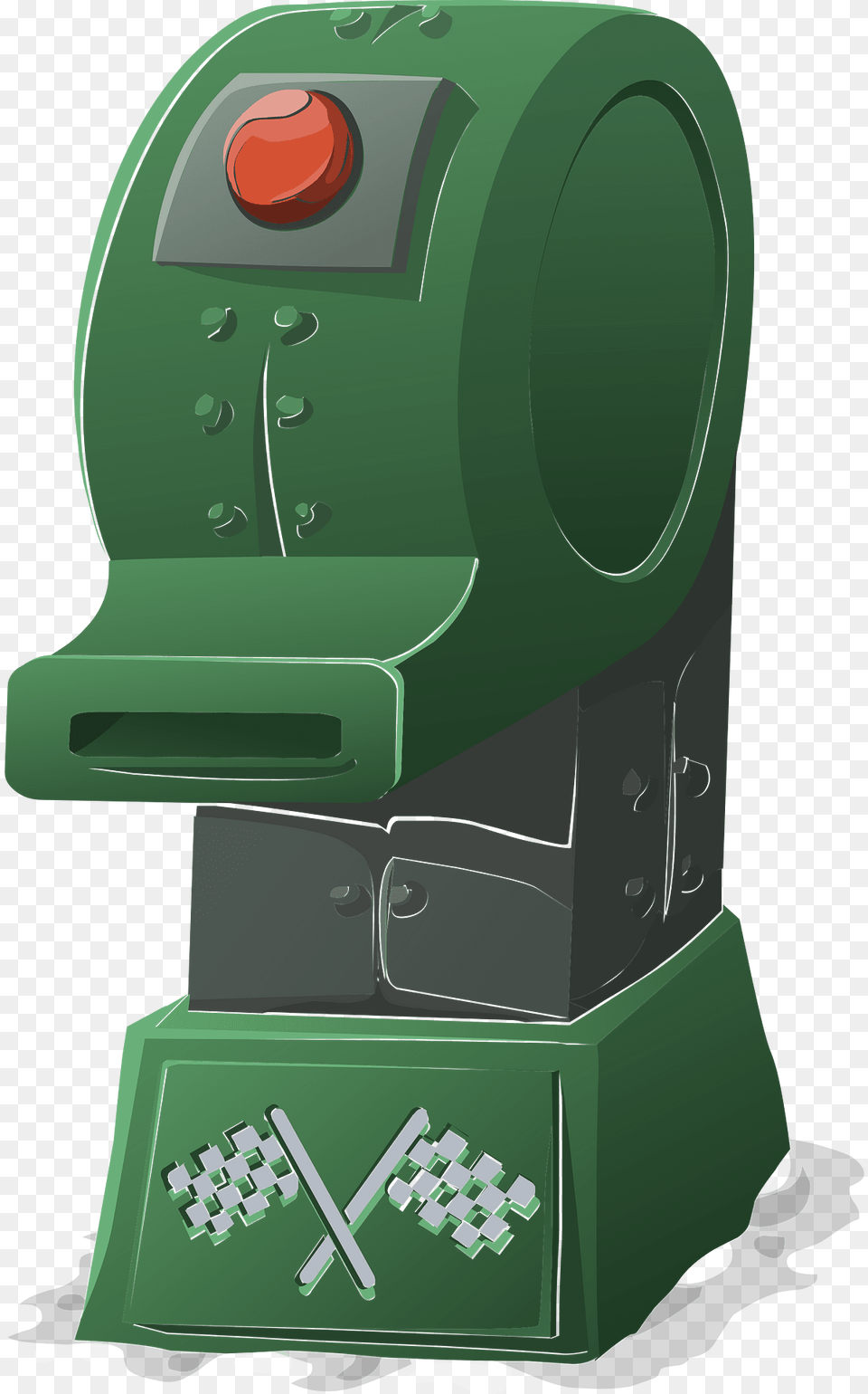 Ticket Dispenser Clipart, Green, Ammunition, Grenade, Weapon Png Image