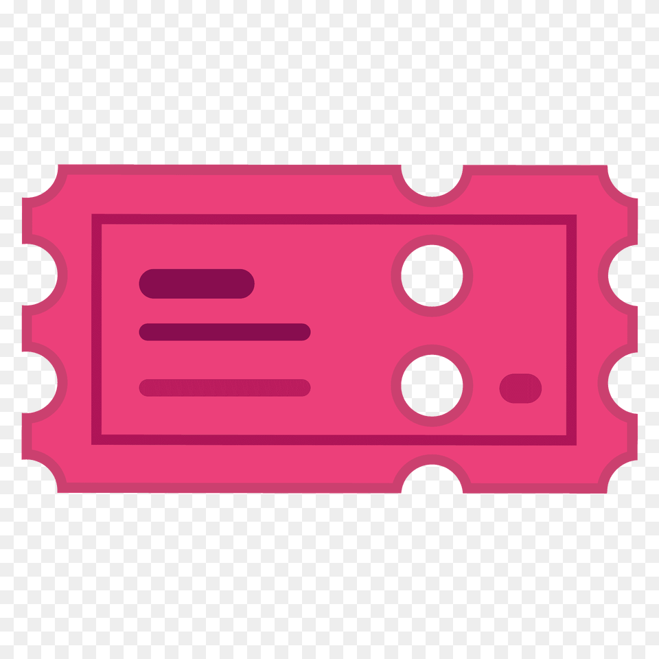 Ticket Emoji Clipart, Paper, Cassette Png Image