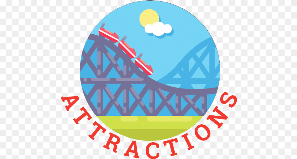 Ticket Monster Attractions Icon Attractions, Amusement Park, Fun, Roller Coaster, Disk Free Transparent Png