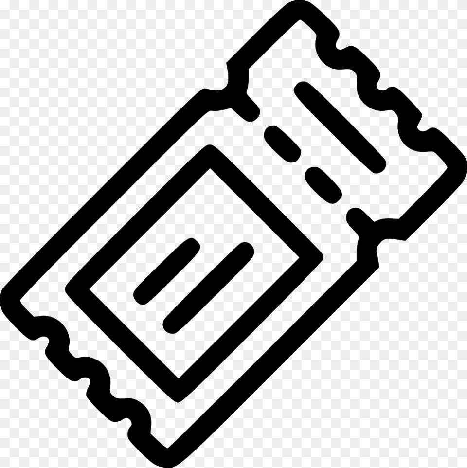 Ticket Pallet Black And White, Adapter, Electronics, Stencil, Clothing Free Png