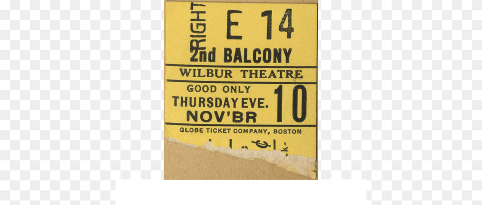 Ticket Stub For The Play Shadow And Substance Poster, Paper, Text Free Transparent Png