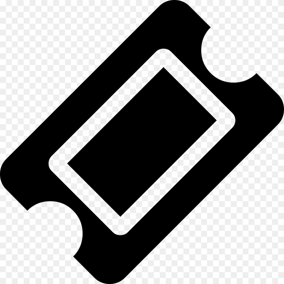 Ticket Svg Font Awesome Ticket Icon, Electronics, Hardware, Stencil, Text Free Png